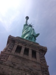 From the feet of the Statue of Liberty